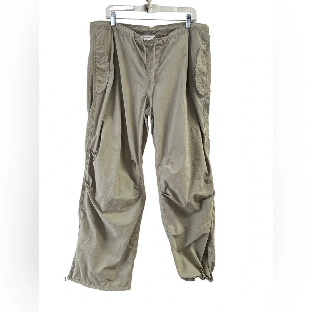Rae mode grey parachute sweat pants